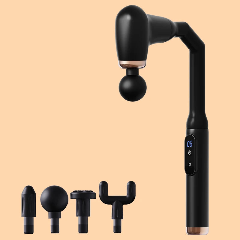 MUKASI Elbow Massage Gun, Massager with Extendable Handle, Deep Tissue Therapy for Neck, Shoulder & Upper/Lower Back Pain Relief