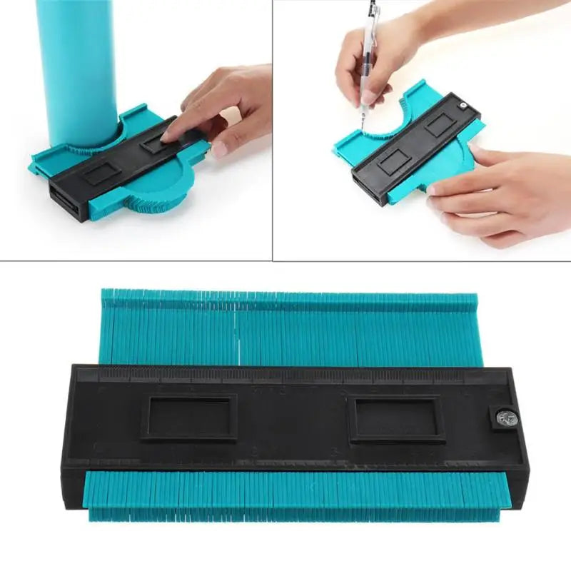Contour Gauge 5 inch Profile Copy Gauge Contour Gauge Duplicator Standard Wood Marking Tools Tiling Laminate Tiles General Tools