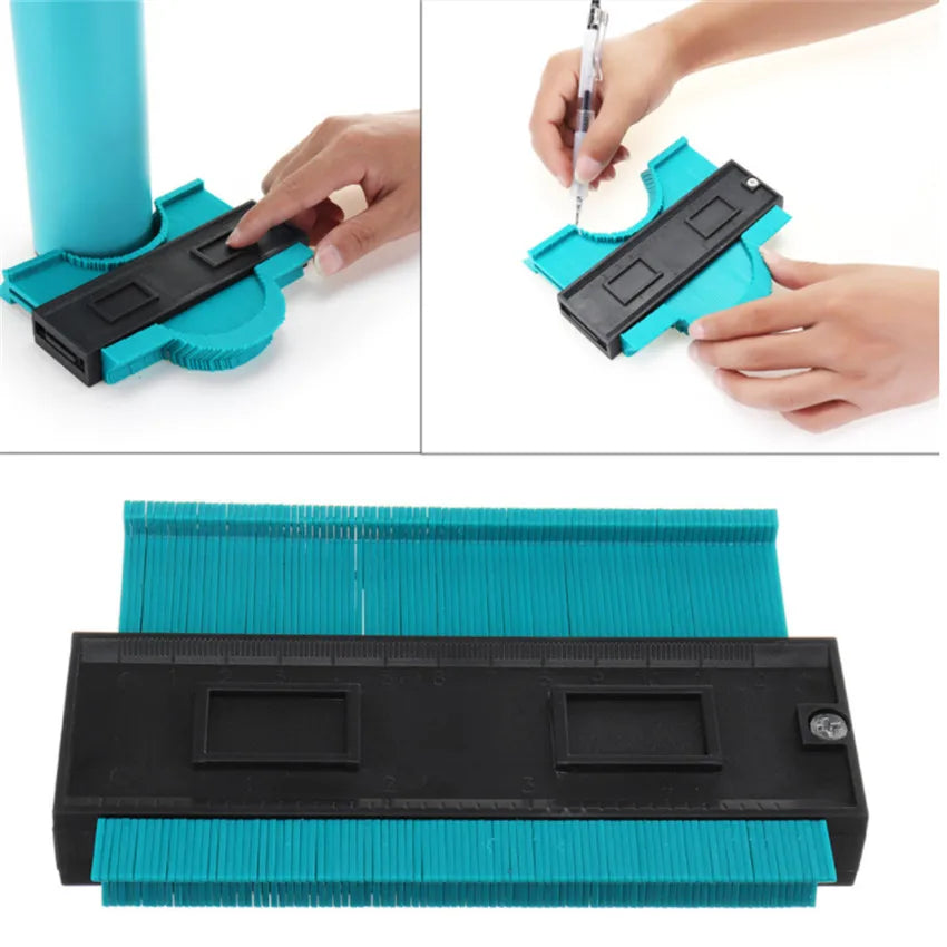 Contour Gauge 5 inch Profile Copy Gauge Contour Gauge Duplicator Standard Wood Marking Tools Tiling Laminate Tiles General Tools