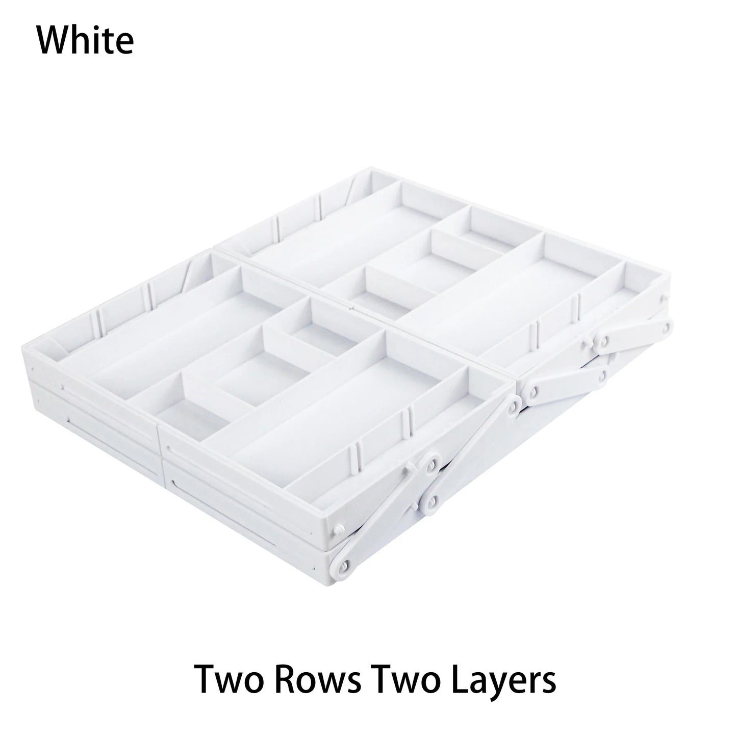 Foldable Drawer Organizer, Multifunctional Storage Box, Suitable for Kitchen Utensils, Tools, Jewelry, Makeup
