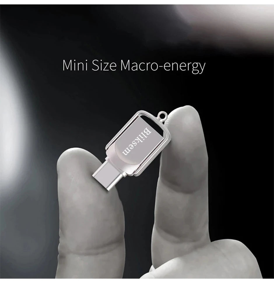 Bliksem 2in1 USB Flash Drive 32GB 64GB 128GB for TYPE-C PC High Speed USB Flash Drive 128GB USB 2.0 TYPE-C 32GB 64GB Pen Drive