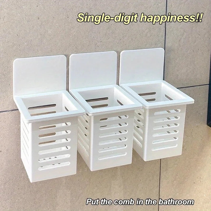 Bathroom Commodity OrganiserWall Mounted Toothpaste HolderToothpaste Toothbrush OrganiserToothbrush Holder tooth brush holder