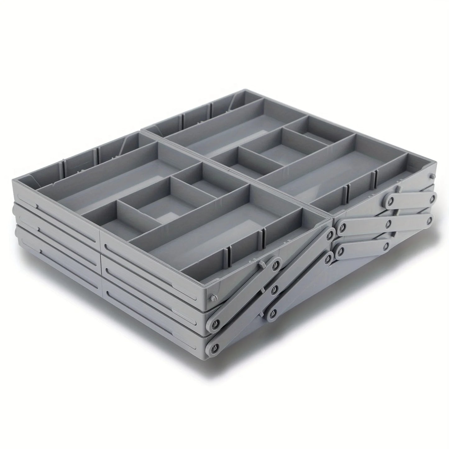 Foldable Drawer Organizer, Multifunctional Storage Box, Suitable for Kitchen Utensils, Tools, Jewelry, Makeup