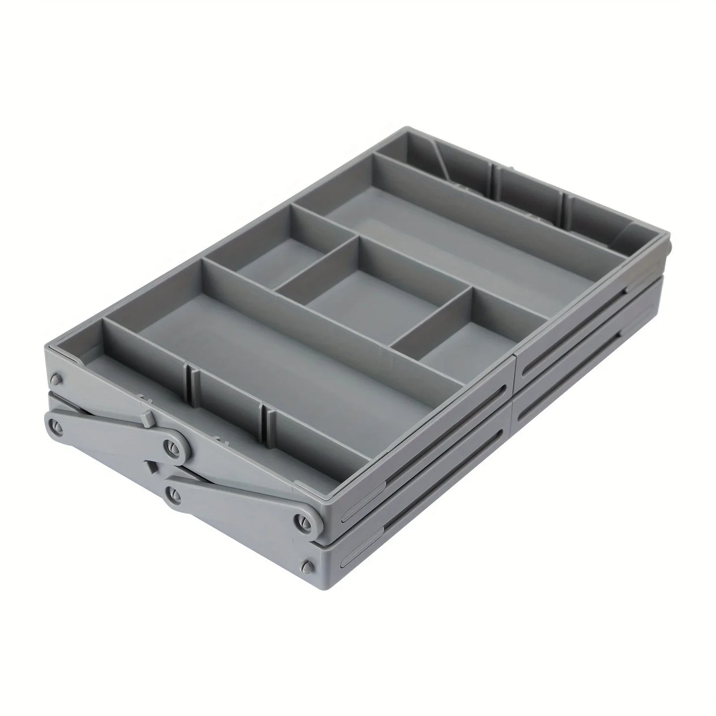 Foldable Drawer Organizer, Multifunctional Storage Box, Suitable for Kitchen Utensils, Tools, Jewelry, Makeup