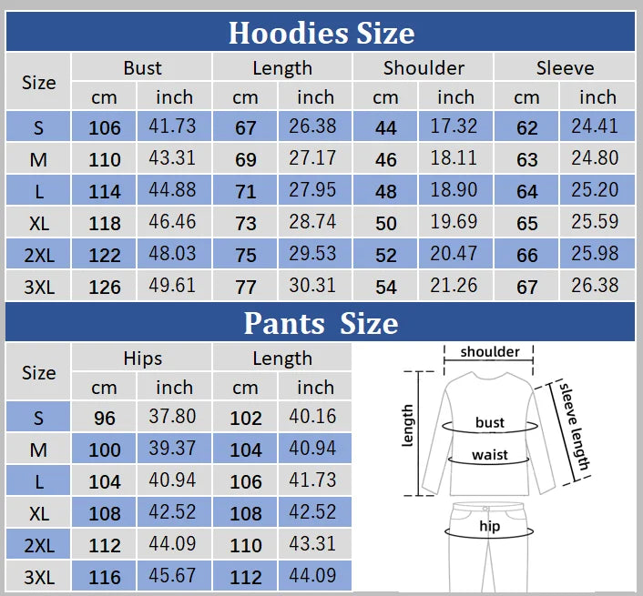 Men's Luxury Hoodie Set Milano Print Sweatshirt Sweatpant for Male Hooded Tops Jogging Trousers Suit Casual Streetwear Tracksuit