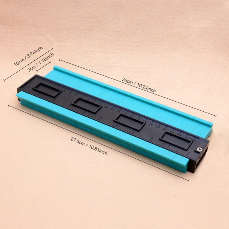 Contour Gauge, Shape Finder,Angle Finder Measuring Tool for Precise Reproduction of Irregular Shapes Perfect Fit and Easy Cuttin