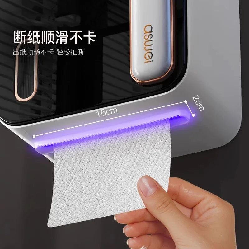Toilet Paper Holder Intelligent Aromatherapy Toilet Tissue Box Toilet Paper Storage Rack Roll Up Paper Boxes Bathroom accessorie