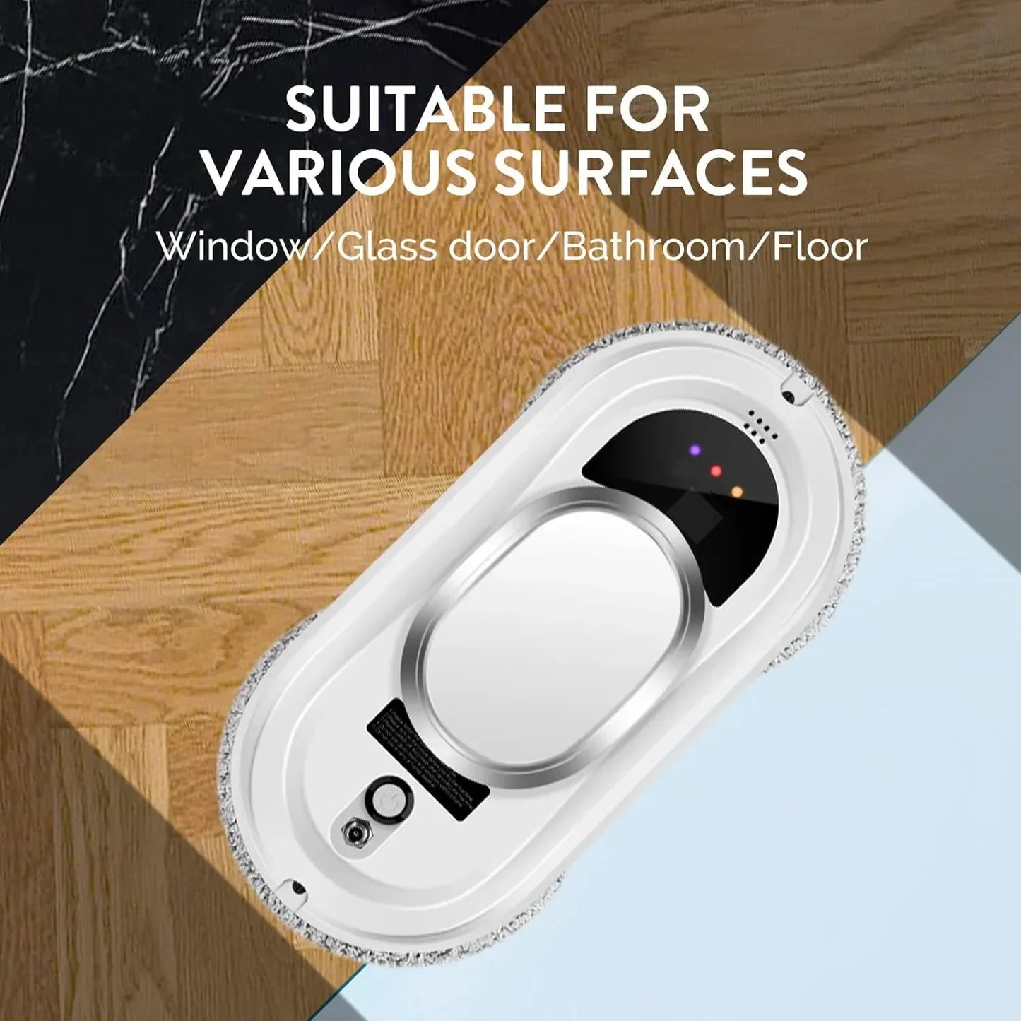 Intelligent Window Cleaning Robot, Electric Glass Cleaner with Remote Control for Home High-Rise Balcony Windows window cleaner