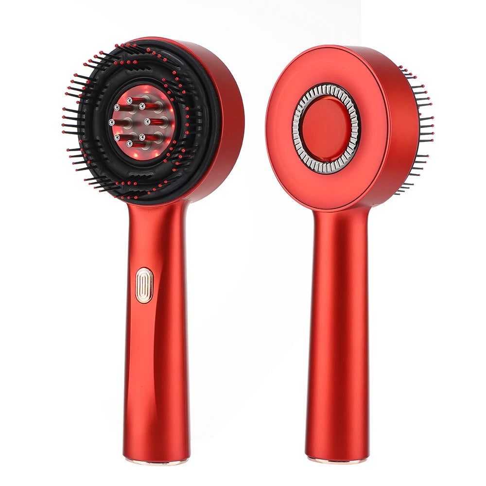 Deep Kneading Masssage Comb, Red Light Therapy Scalp Massager, Hair Growth Massage Scalp Brush, Head Medicine Applicator