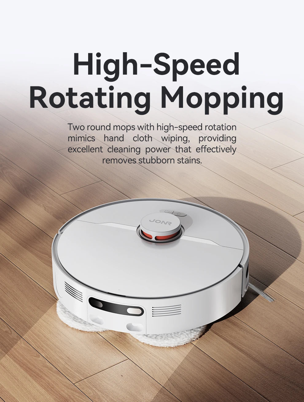 JONR Robot Vacuum P20 Pro International Edition Mopping Vacuuming Drying Wipes Automatic Cleaning Dust Collecting Drainage Water