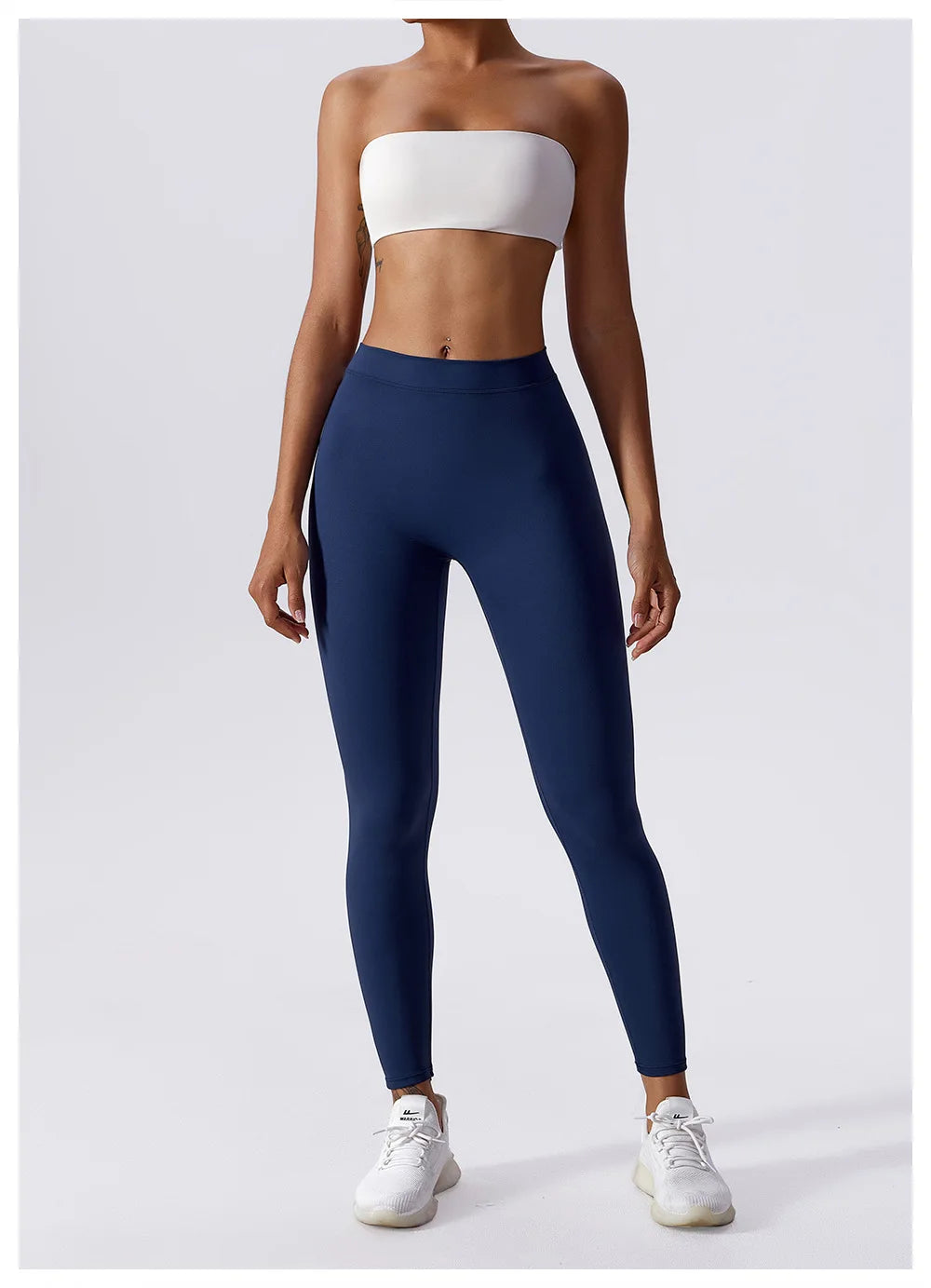 Yoga Pants Back V-Waist Fitness Hip Lift Honey Peach Hip Sports Tights No Awkwardness Thread Warp Hip Long Pants