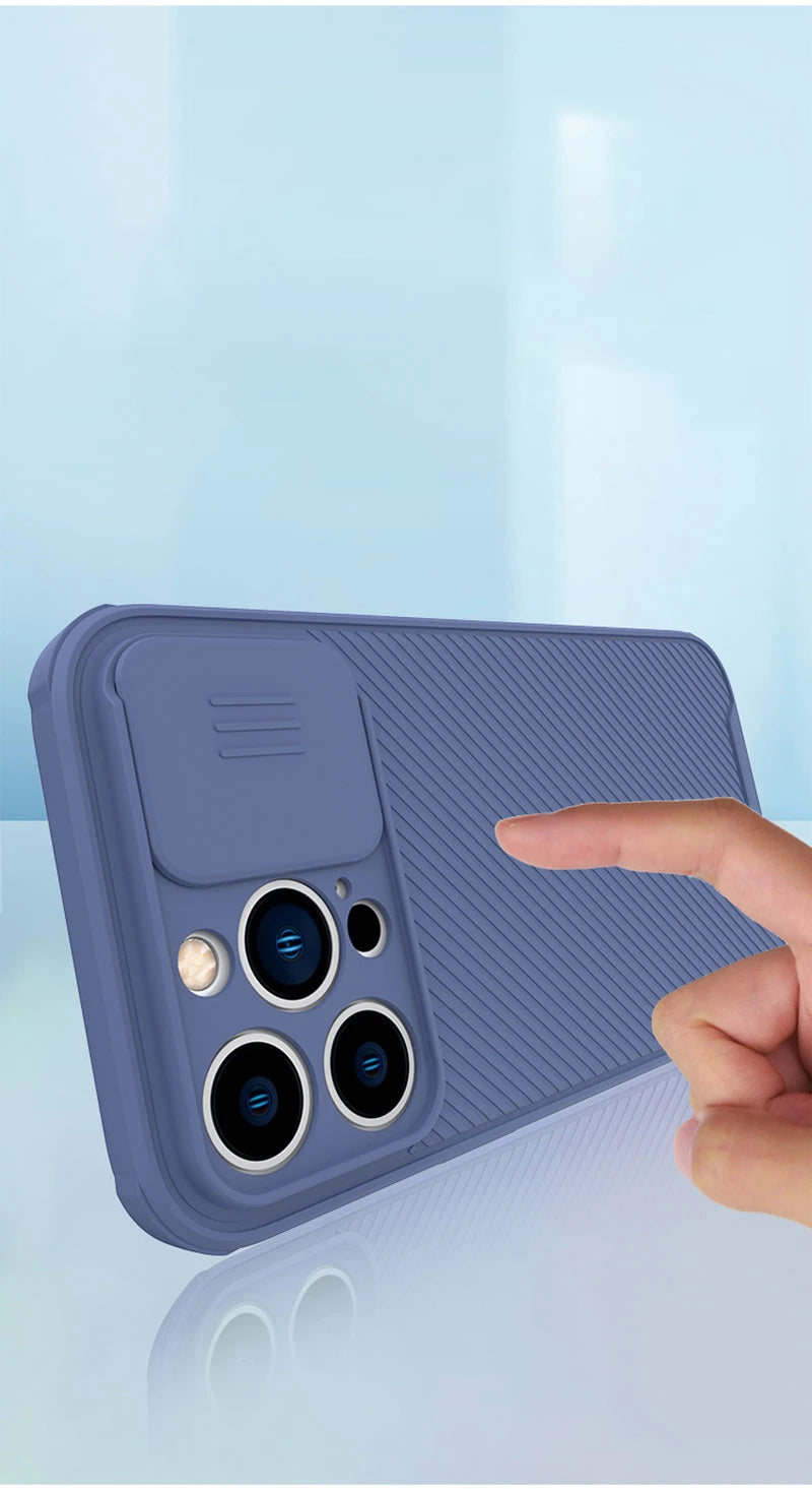 Slide Camera Lens Protection Magnetic Phone Case For iPhone 16 15 Pro Max 14 13 12 11 Silicone For Magsafe Wireless Charge Cover