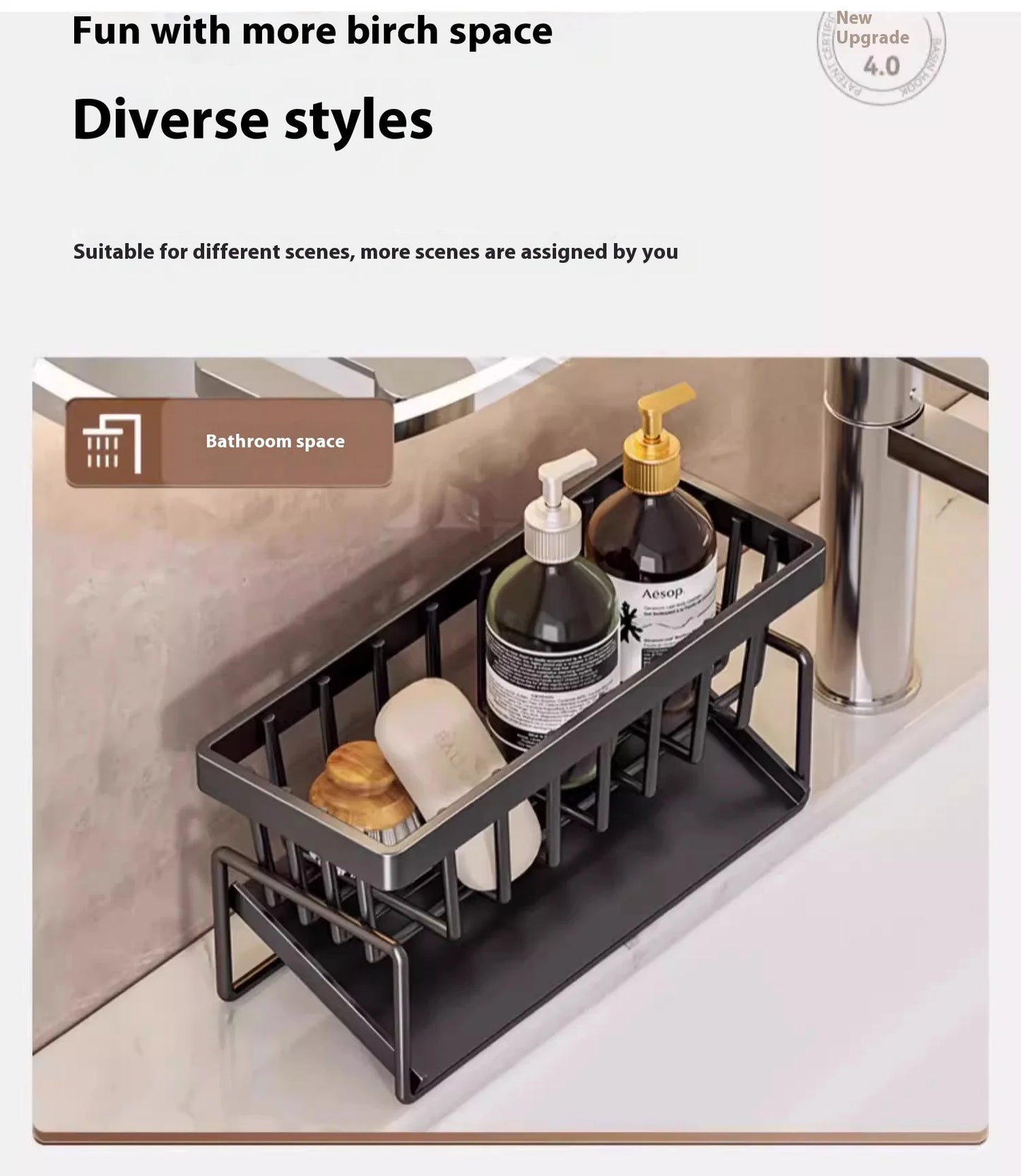 home kitchens Sink rack organizers solutions storage shelves accessories kitchenware kitchen shelf ledge