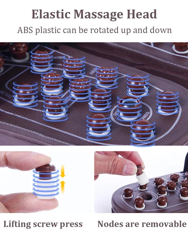 Foot Massager Acupuncture Slippers Massage Tool Acupoint Activation Reflexology Therapy Relieve Foot Pain Meridians Arthritis