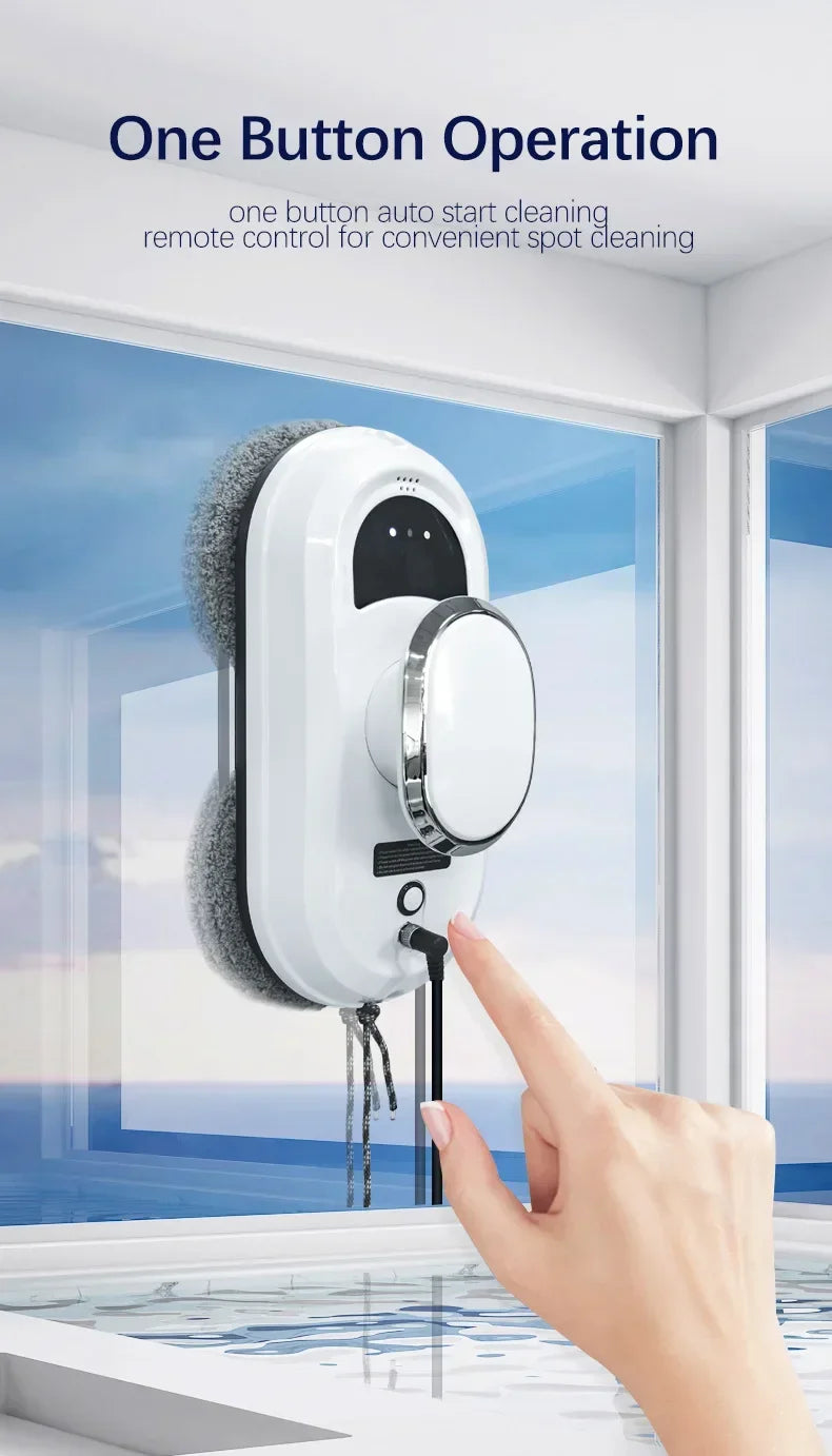 Intelligent Window Cleaning Robot, Electric Glass Cleaner with Remote Control for Home High-Rise Balcony Windows window cleaner