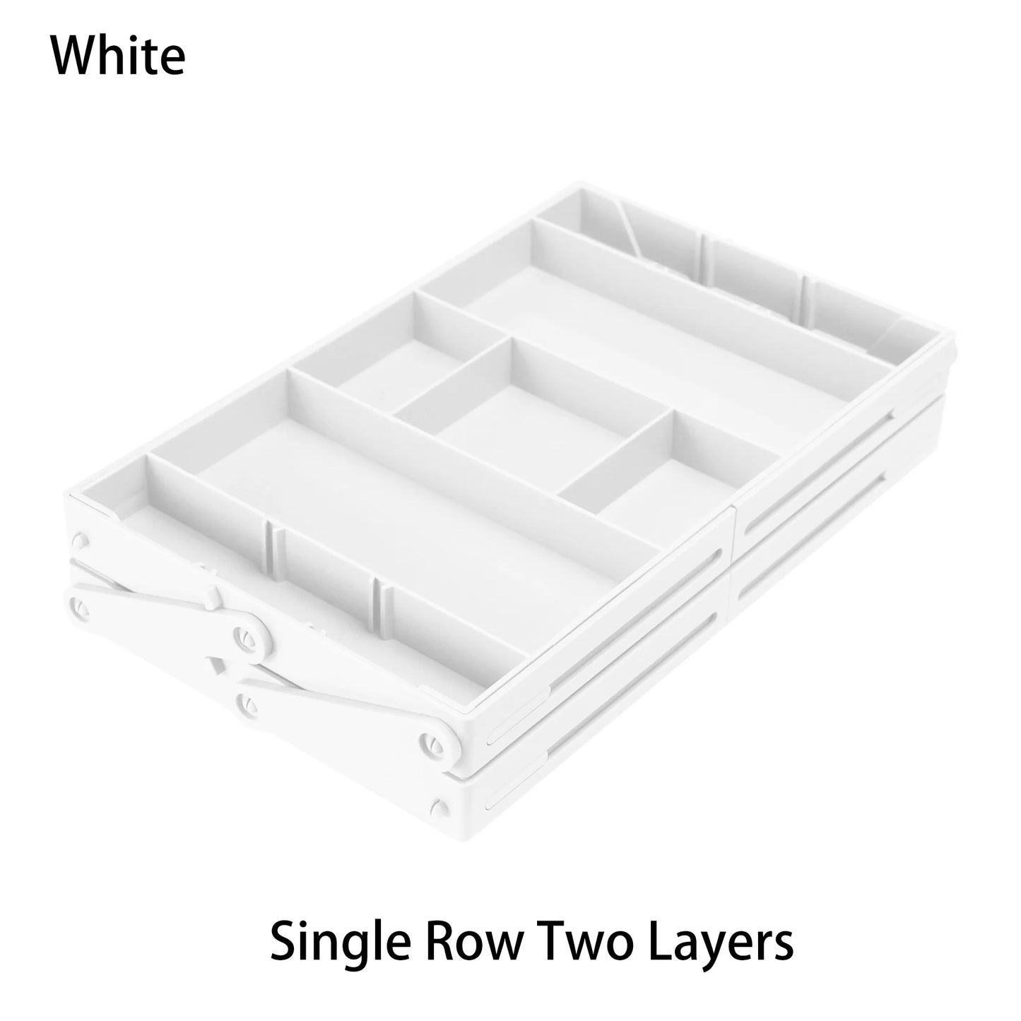 Foldable Drawer Organizer, Multifunctional Storage Box, Suitable for Kitchen Utensils, Tools, Jewelry, Makeup