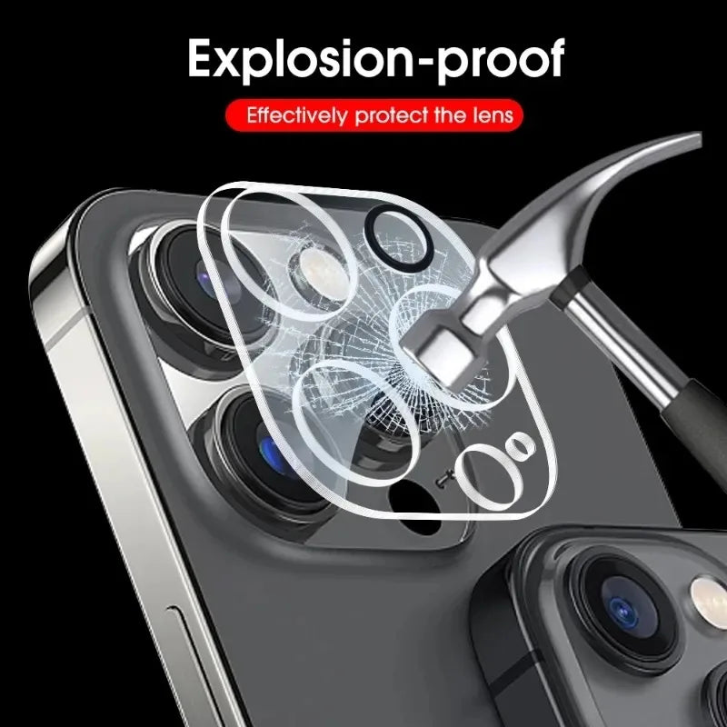 3pcs Camera Lens Protector For iPhone 16 15 14 13 12 11 Pro Max Lens Protective Glass For iPhone 14 15 16 Pro Max Tempered Glass