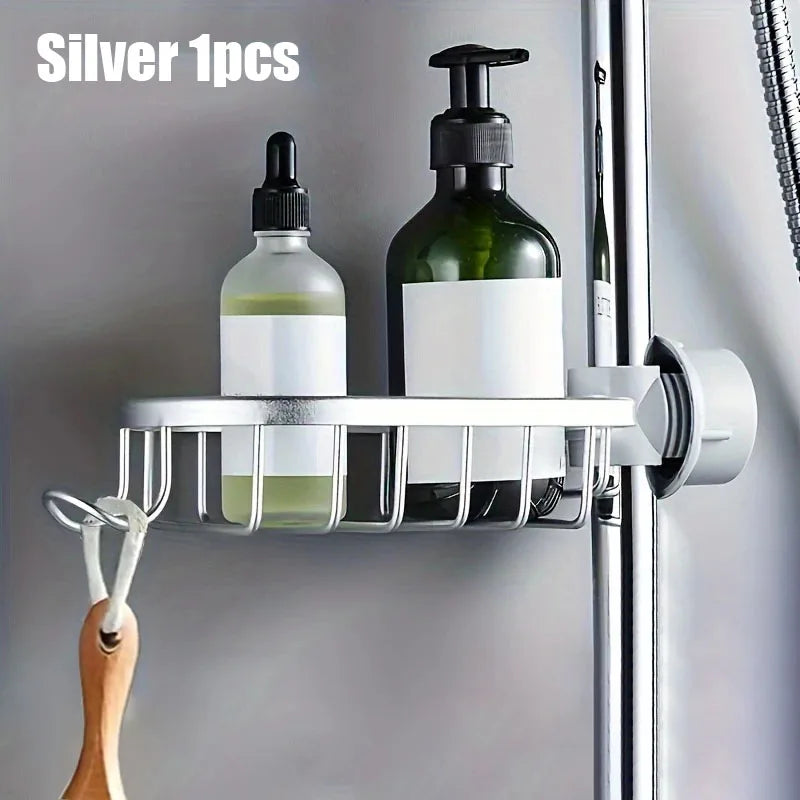 Bathroom Shelves Drain Shampoo Storage No Punching Required Shower Organiser Shelf Bathroom Accessories Organizers Supplies