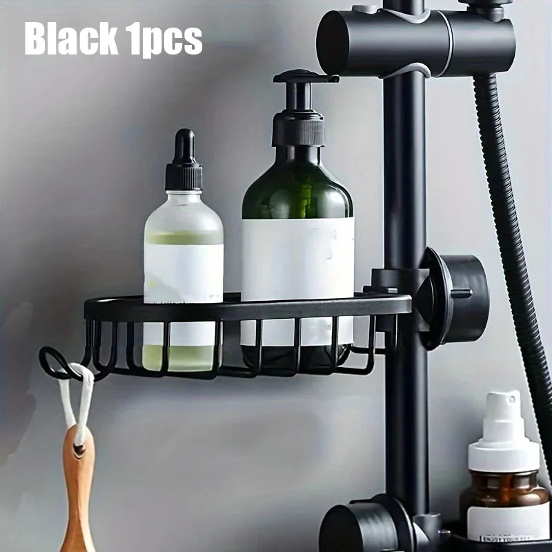Bathroom Shelves Drain Shampoo Storage No Punching Required Shower Organiser Shelf Bathroom Accessories Organizers Supplies