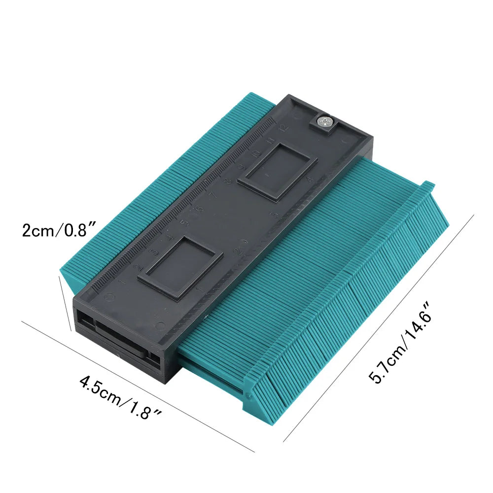 Contour Gauge 5 inch Profile Copy Gauge Contour Gauge Duplicator Standard Wood Marking Tools Tiling Laminate Tiles General Tools