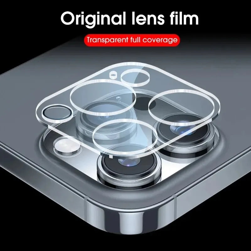 3pcs Camera Lens Protector For iPhone 16 15 14 13 12 11 Pro Max Lens Protective Glass For iPhone 14 15 16 Pro Max Tempered Glass