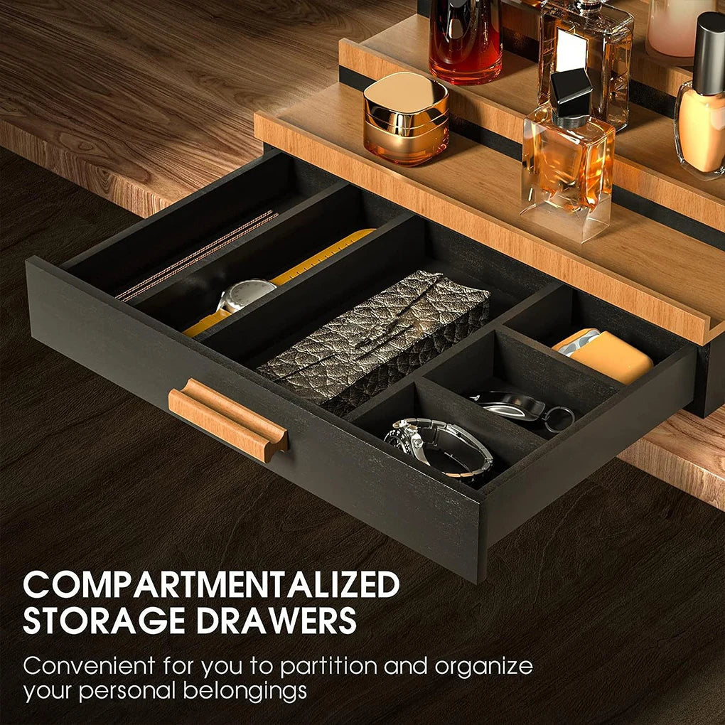 New Portable Perfume Organizer Shelf Stand 3 Tier Drawer Storage For Fragrance Collection Perfume Stand Organiser