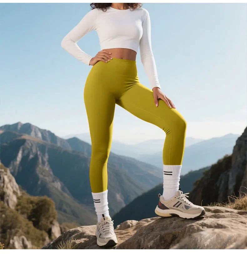 Yoga Pants Summer Hot Sale  High Waist Breathable Quick Drying Yoga Leggings Fitness Running Cycling Workout Gym sport Clothing