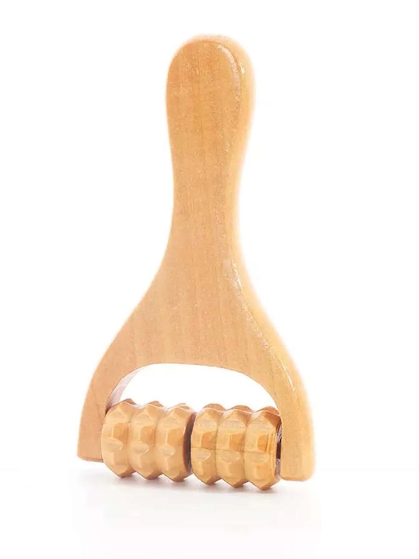 Wooden Roller Massager Therapy Body Massager Face Shoulder Neck Hand Push Rolling Massager Body Soothing Relaxing Massage Tools