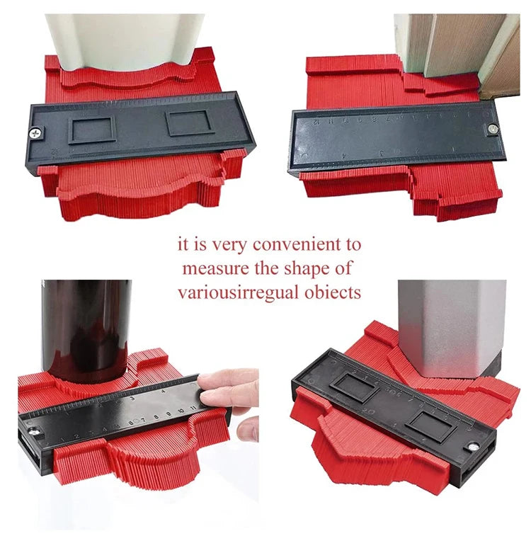Shape Contour Gauge Duplicator Profile Measuring Tool Contour Duplication Gauge Contour Template Plastic Contour Copy Duplicator