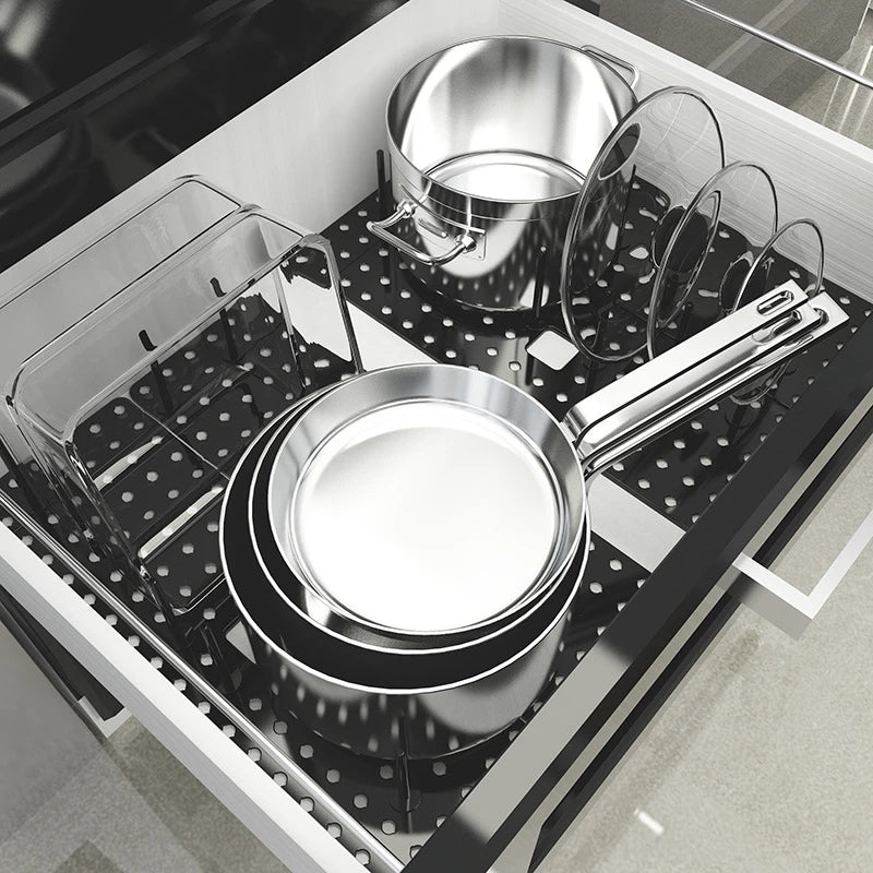 Kitchen Organizer Dish Drying Rack Telescopic Plate Bowl Stand Storage Drawer Adjustable Holder Drain Shelf Home Accessories