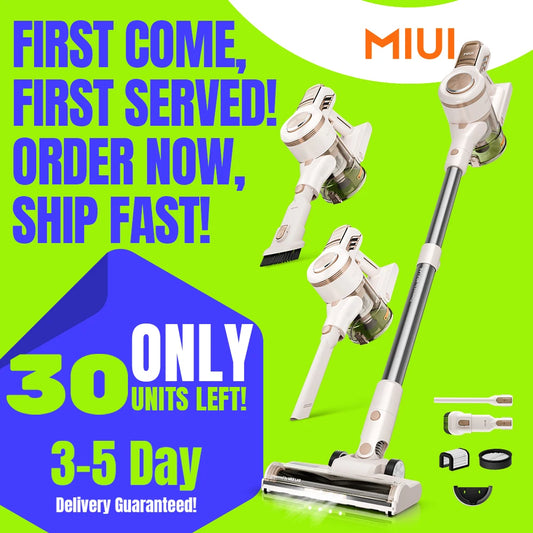 Cordless Vacuum Cleaner Hard Floor Carpets Pet Hair  Dual Motor Vacuum Cleaner Cleaning Machine Removable Battery