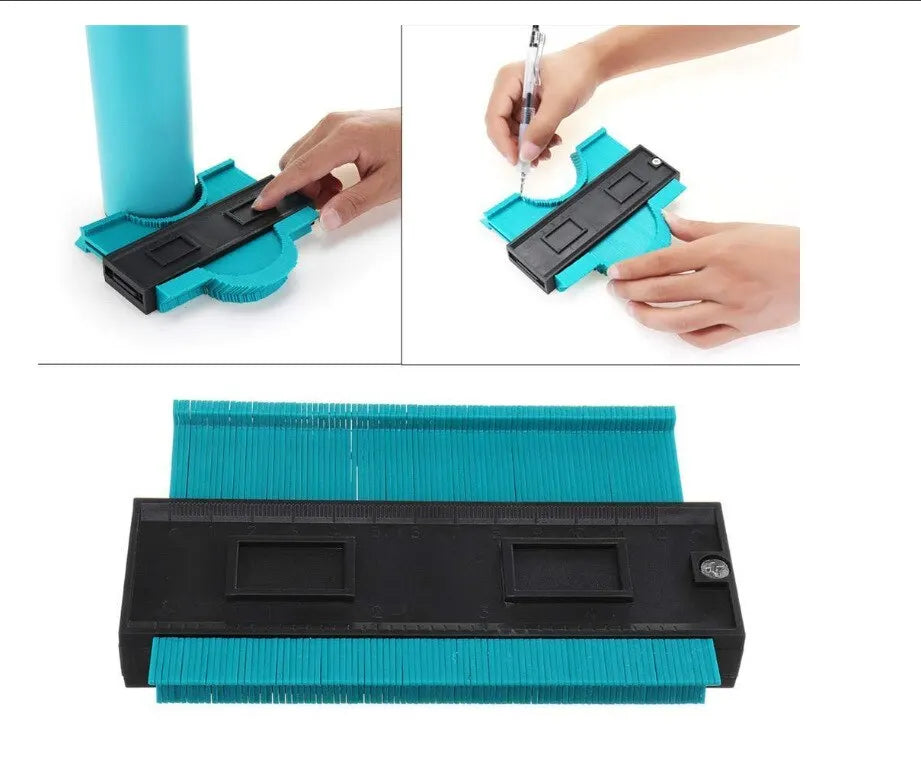 Shape Contour Gauge Duplicator Profile Measuring Tool Contour Duplication Gauge Contour Template Plastic Contour Copy Duplicator