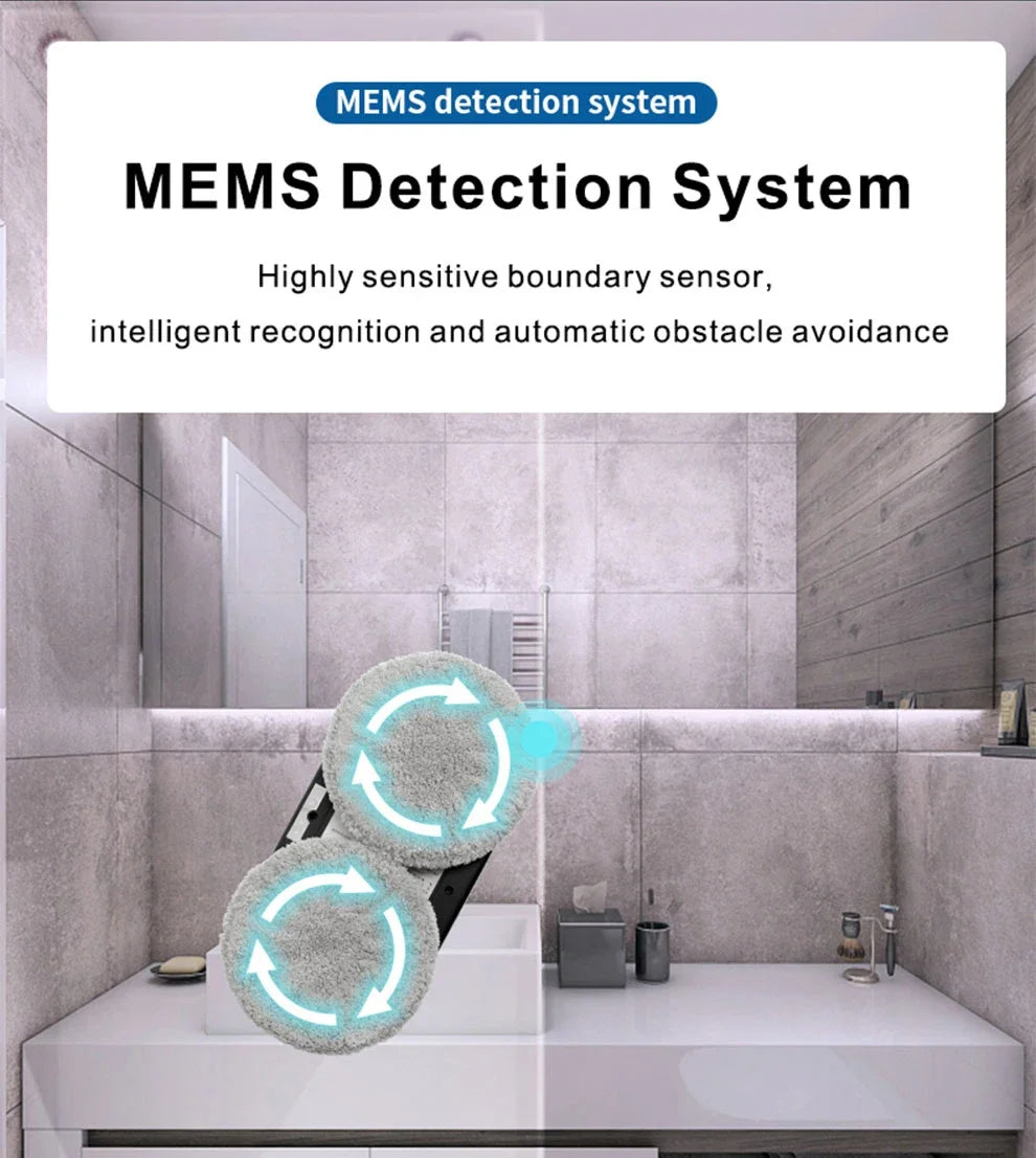 Purerobo W-R1 Window Cleaning Robot Smart APP Control Automatic Cleaning Glass  High Suction Power Electric Robot Vacuum Cleaner
