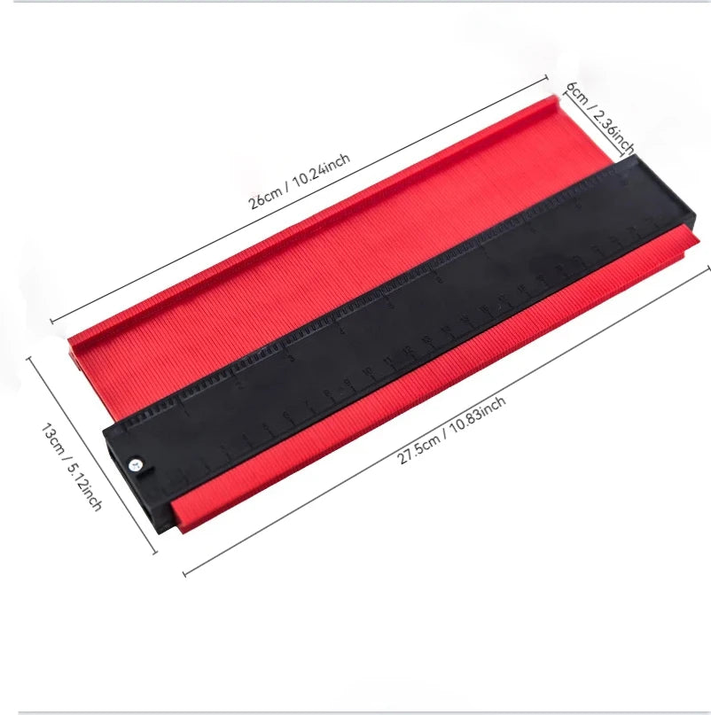 Contour Gauge, Shape Finder,Angle Finder Measuring Tool for Precise Reproduction of Irregular Shapes Perfect Fit and Easy Cuttin