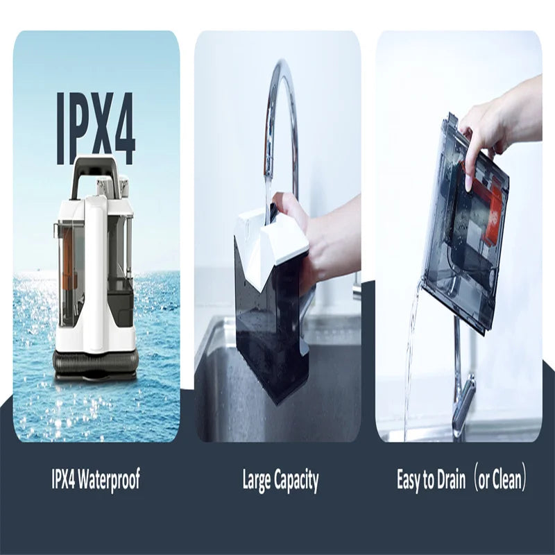 750W High Power Spot Clean 15KPa Handheld card for toilet for Sofa grain Spray replaced Machine Clean Machine V