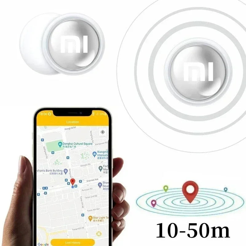 Xiaomi Mini GPS Tracker System For FindMy App Airtag Smart Bluetooth Locator Child Finder Bag Anti-Loss Pet Collar With Tracker
