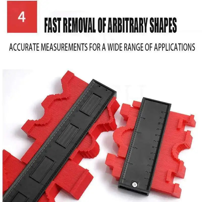 Contour Gauge Shaping Cutting Profile template Construction Woodworking Measuring instrument ceramic Tiling Tile Marking Cutting