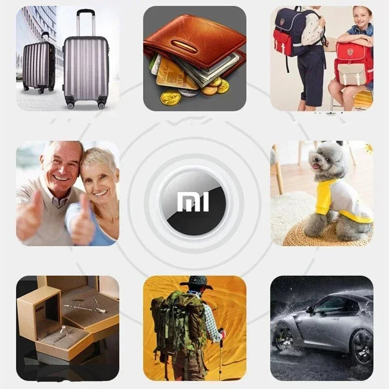 Xiaomi Mini GPS Tracker System For FindMy App Airtag Smart Bluetooth Locator Child Finder Bag Anti-Loss Pet Collar With Tracker