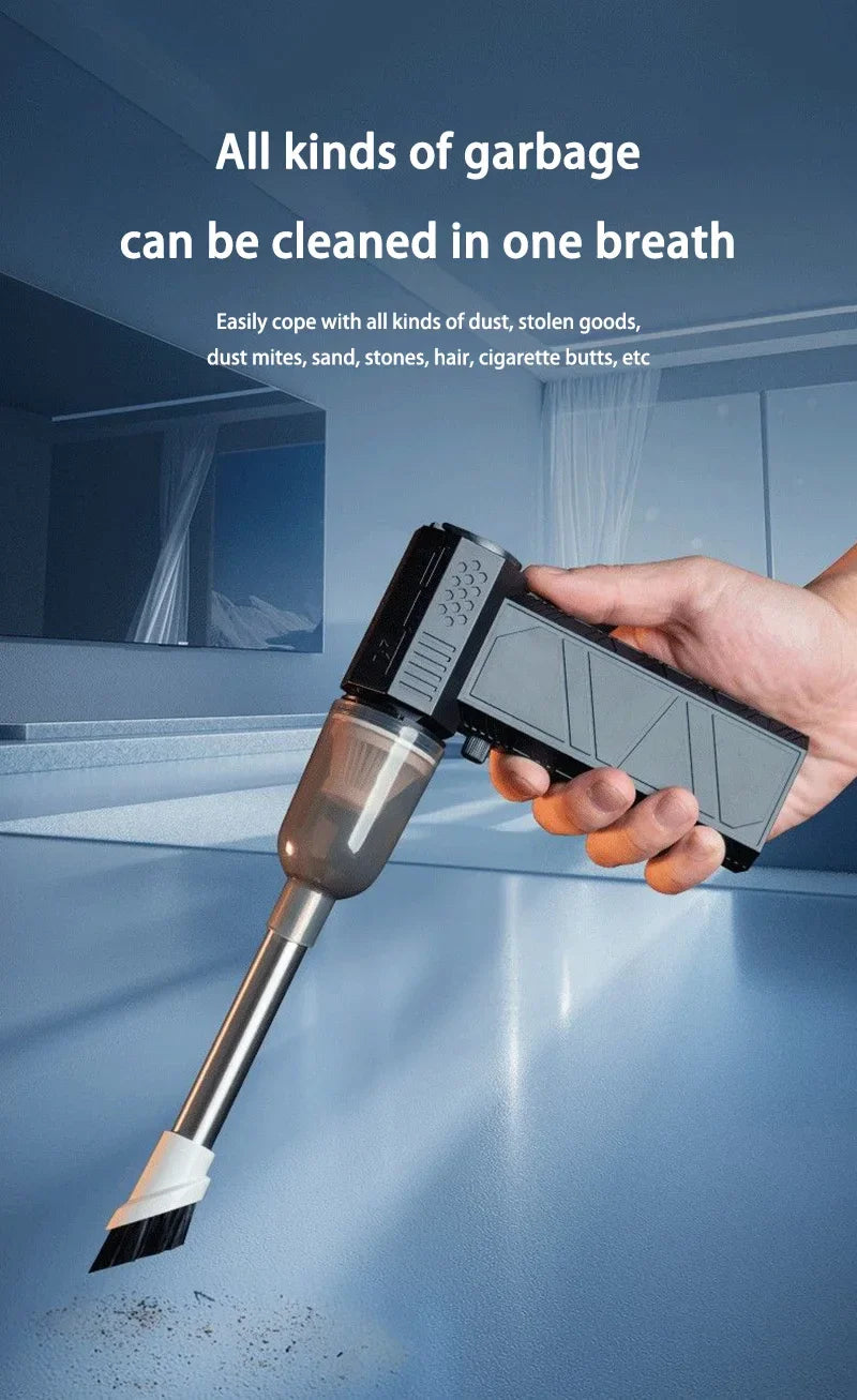 Violent Fan 400000RPM Powerful Air Blower Vacuum Dust Cleaner Type-C Charging Strong Winds 53m/s Brushless Turbo Blower
