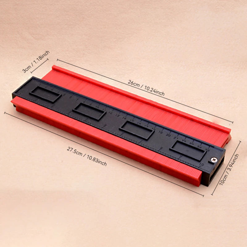 Contour Gauge, Shape Finder,Angle Finder Measuring Tool for Precise Reproduction of Irregular Shapes Perfect Fit and Easy Cuttin