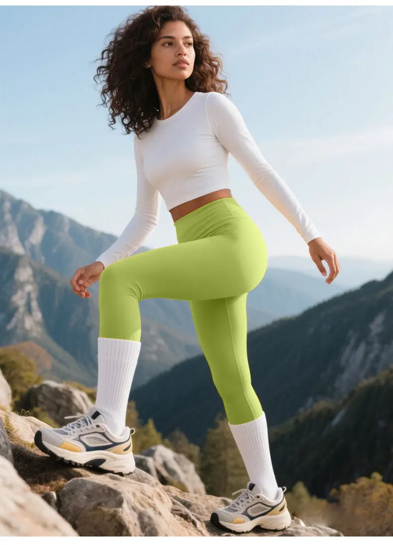 Yoga Pants Summer Hot Sale  High Waist Breathable Quick Drying Yoga Leggings Fitness Running Cycling Workout Gym sport Clothing
