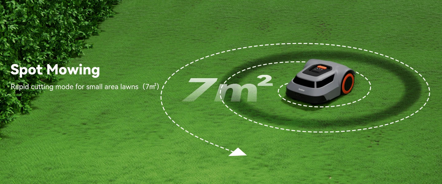 C-TOF Robotic Lawn Mower Redkey MGC800 MGC1000 Lawn Mower Robot Cable Break Detection Climbing 45% App Control Automatic Cutting