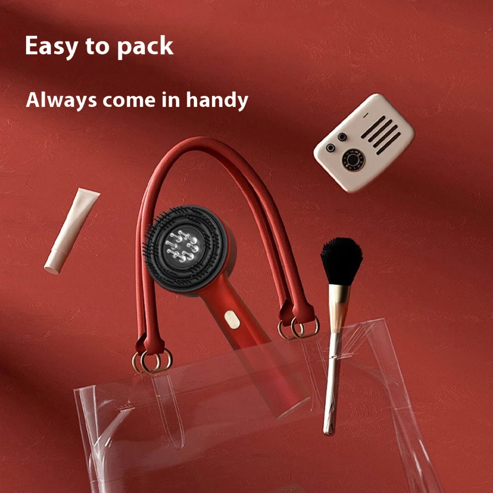 Deep Kneading Masssage Comb, Red Light Therapy Scalp Massager, Hair Growth Massage Scalp Brush, Head Medicine Applicator