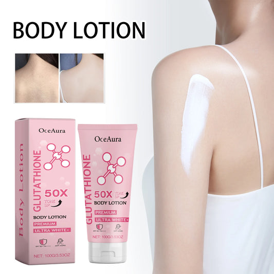 Skin Brightening Body Cream Glutathione Nourishing Even Tone Improving Dry Rough Skin Reduce Dullness Even Skin White Body Care