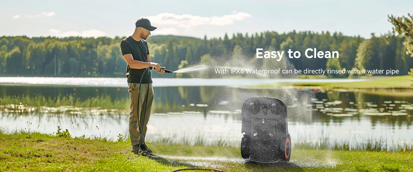 C-TOF Robotic Lawn Mower Redkey MGC800 MGC1000 Lawn Mower Robot Cable Break Detection Climbing 45% App Control Automatic Cutting