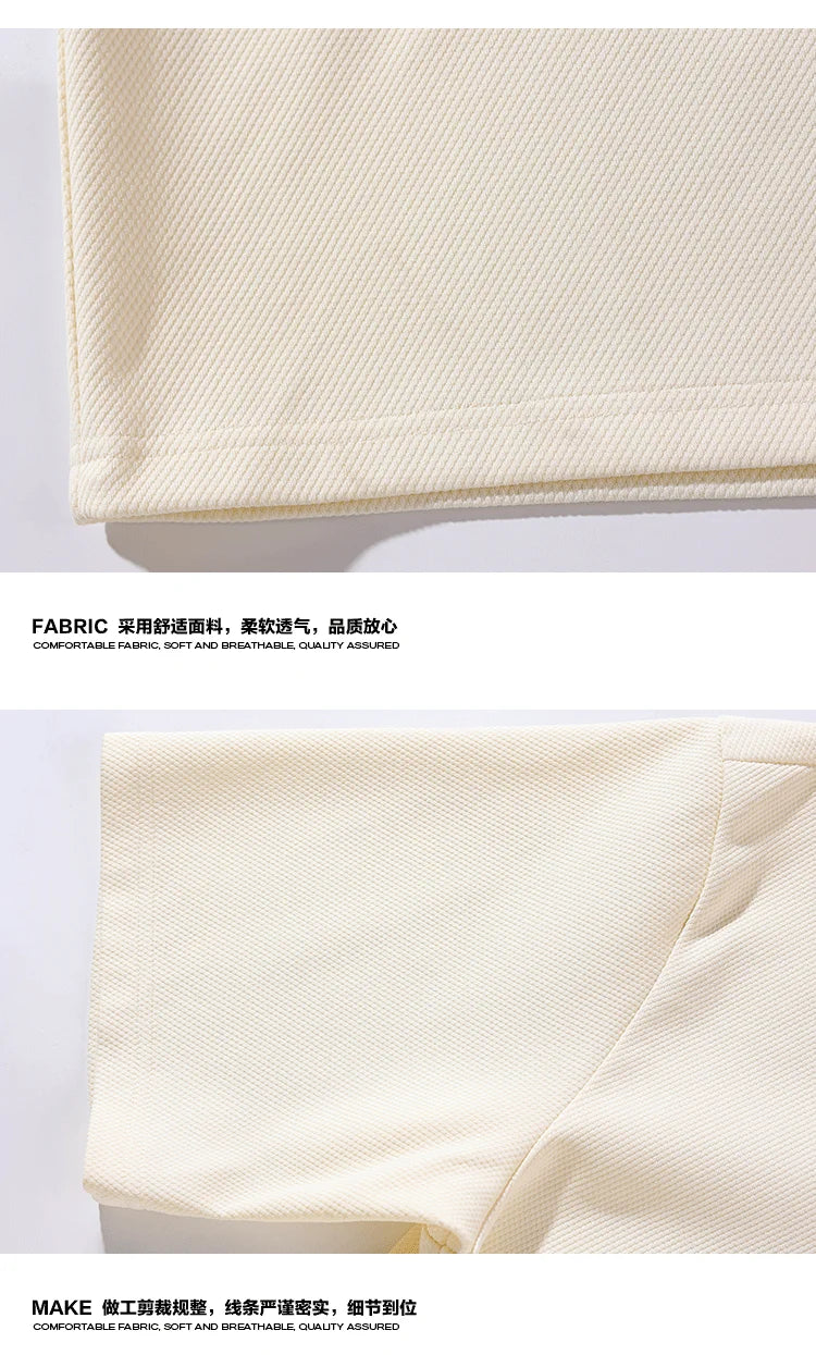 Summer New 4Colors Men Sets Casual Short-sleeved O-neck Tshirt Side Embroidery Knee-length Trousers Fashion Street Men Suits