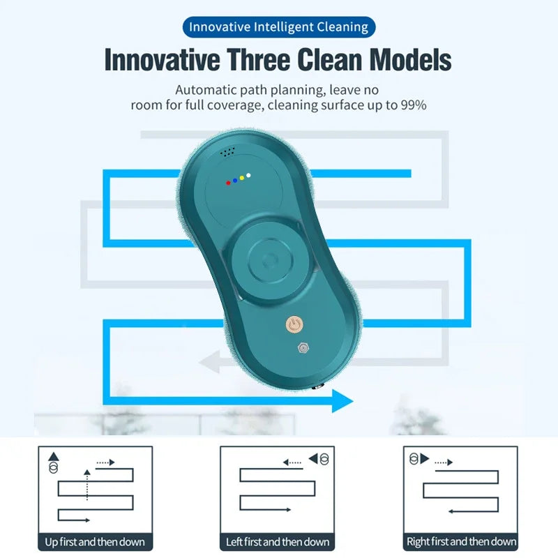 Purerobo W-R1 Window Cleaning Robot Smart APP Control Automatic Cleaning Glass  High Suction Power Electric Robot Vacuum Cleaner