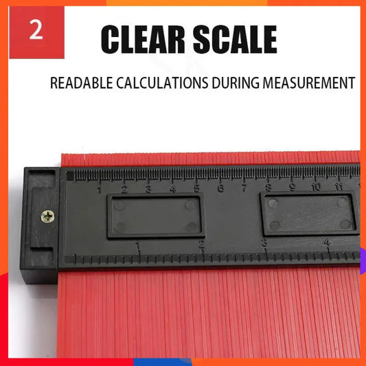 Contour Gauge Shaping Cutting Profile template Construction Woodworking Measuring instrument ceramic Tiling Tile Marking Cutting