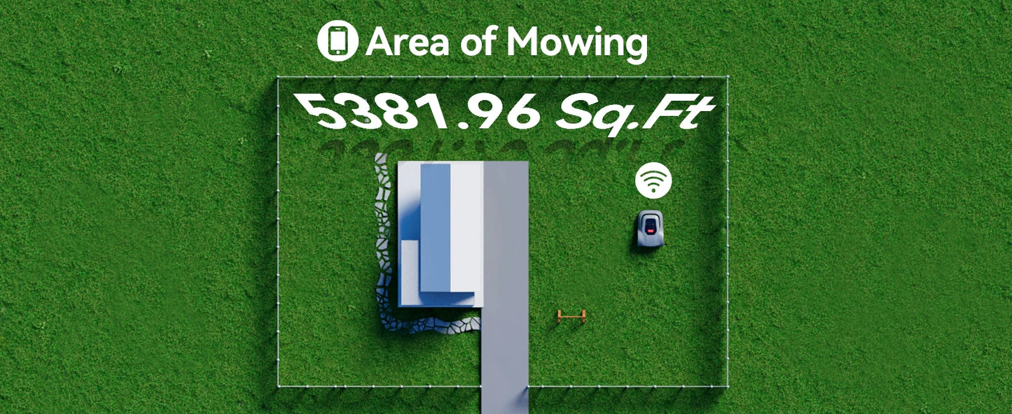 C-TOF Robotic Lawn Mower Redkey MGC800 MGC1000 Lawn Mower Robot Cable Break Detection Climbing 45% App Control Automatic Cutting