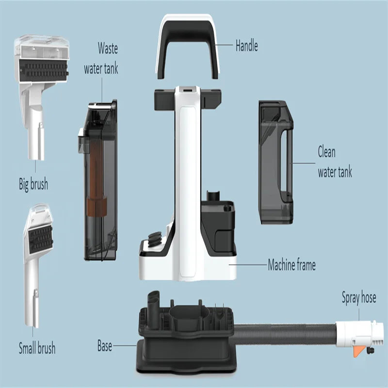 750W High Power Spot Clean 15KPa Handheld card for toilet for Sofa grain Spray replaced Machine Clean Machine V